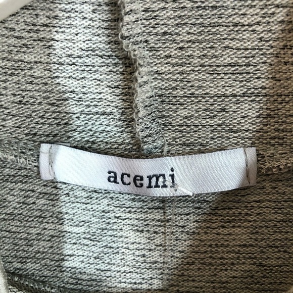 Acemi NWT Juniors Mock Ruffled Grey Turtleneck S - Picture 7 of 12